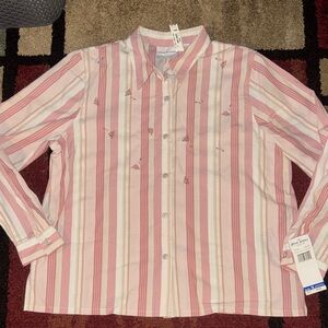 NWT Alfred Dunner‎ Women’s Button up Blouse